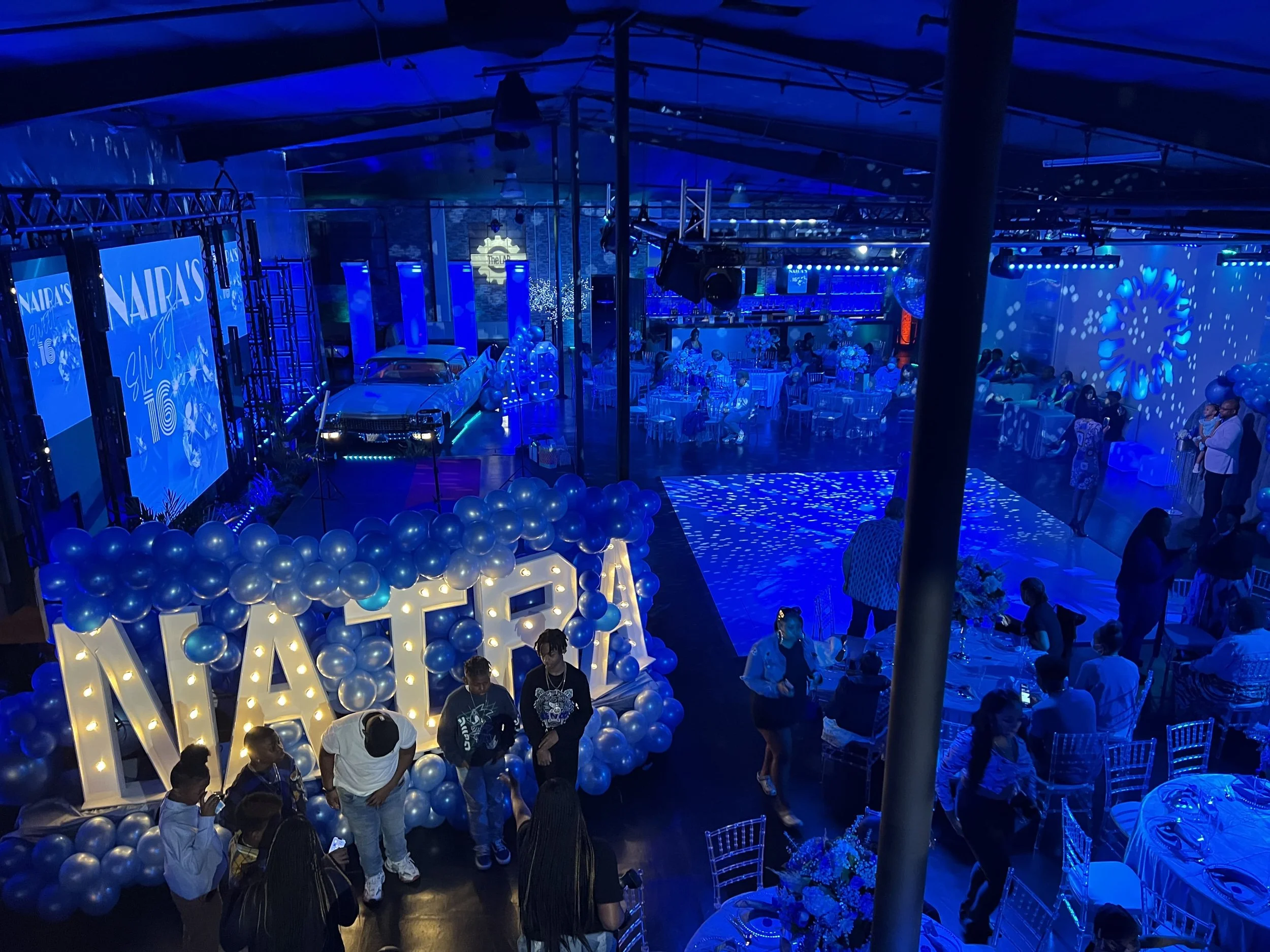 From an open studio to an immersive seated event.