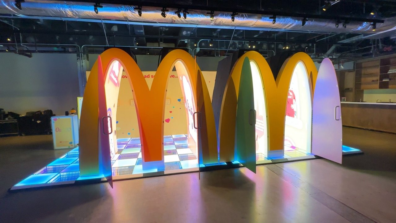 McDonald’s · LED Arch Experience event production